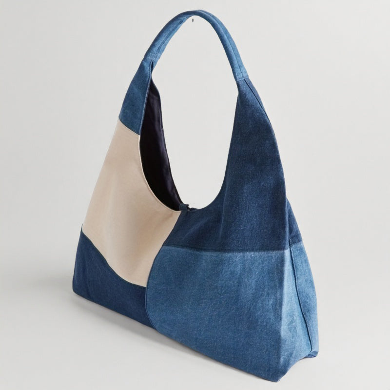 Vintage Colour Block Bag