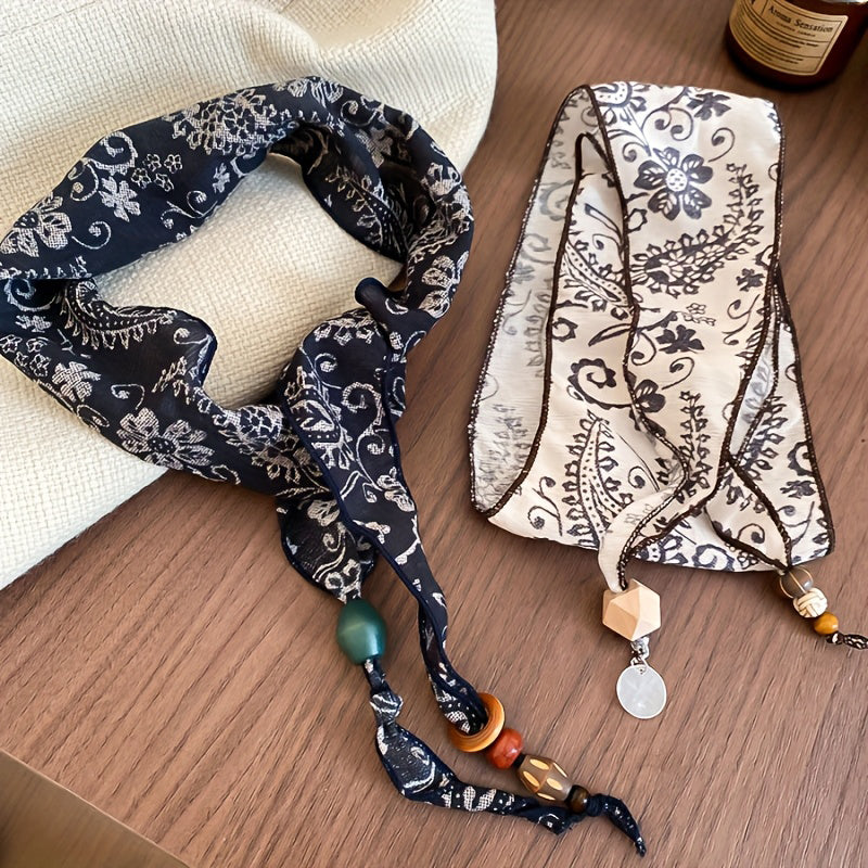Elegant Floral Scarf