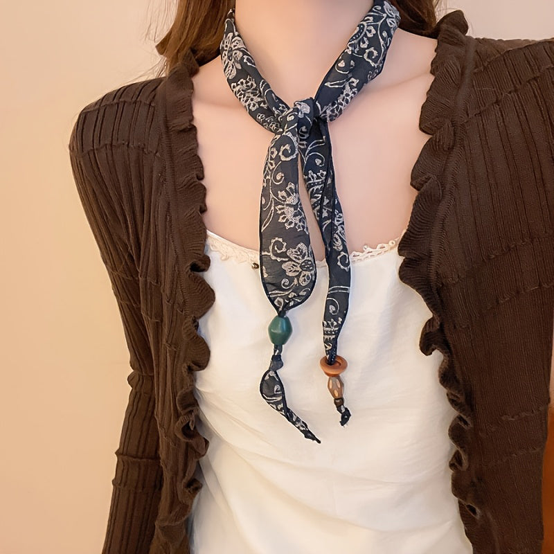 Elegant Floral Scarf
