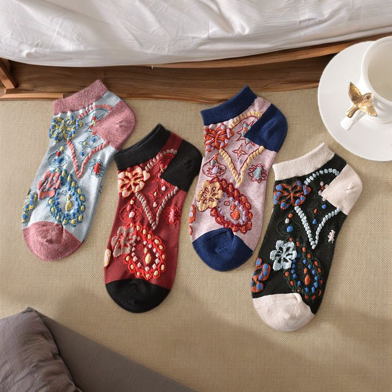 Vintage Floral Socks