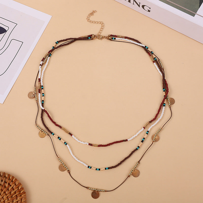 Bohemian Pearl Necklace