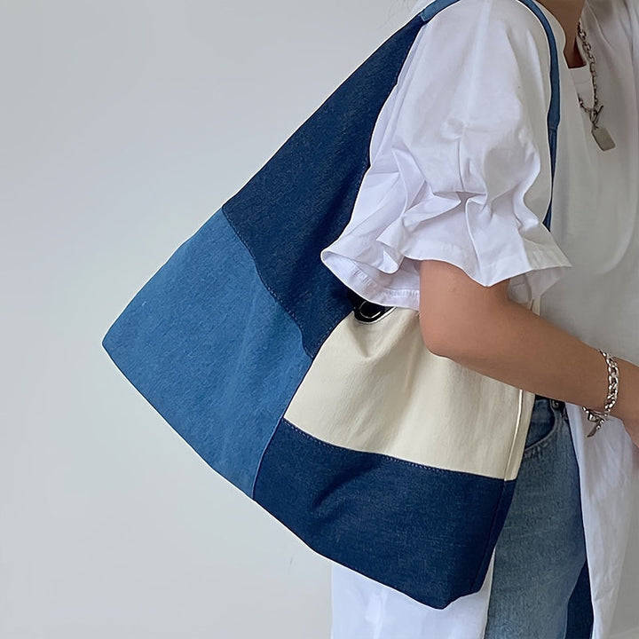 Vintage Colour Block Bag
