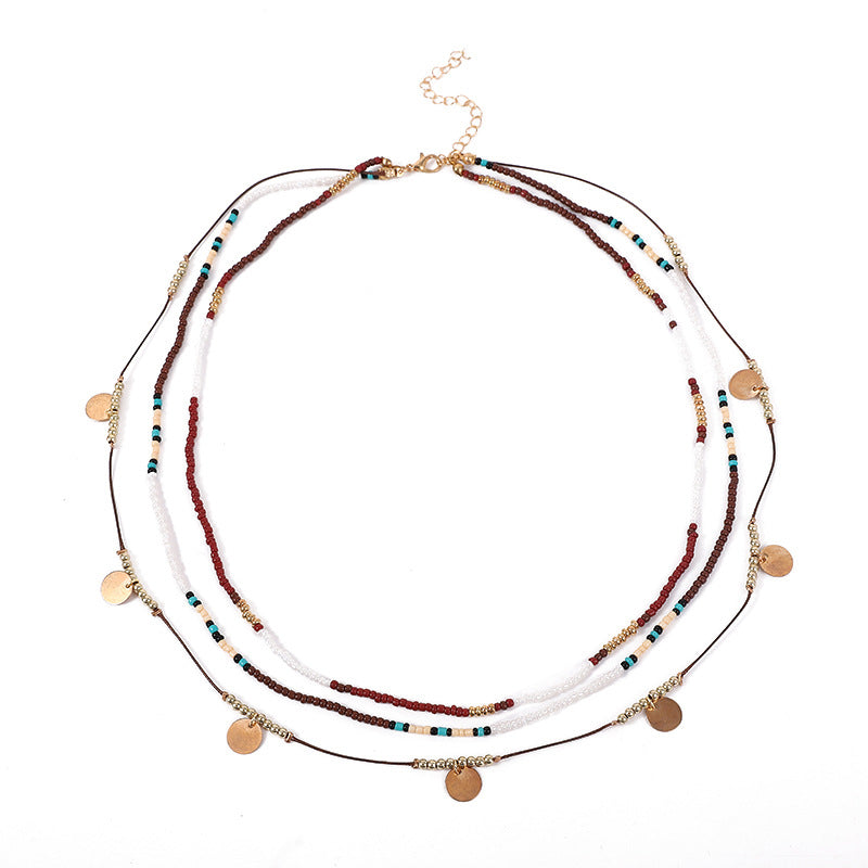 Bohemian Pearl Necklace