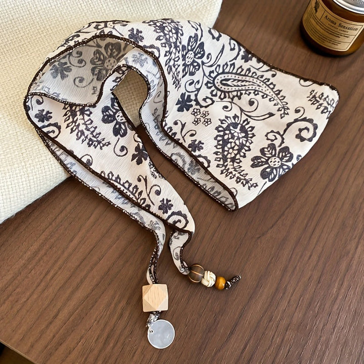 Elegant Floral Scarf