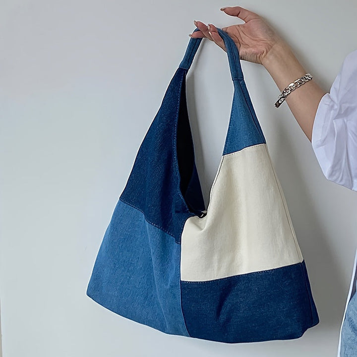 Vintage Colour Block Bag