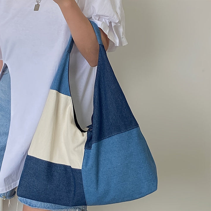 Vintage Colour Block Bag