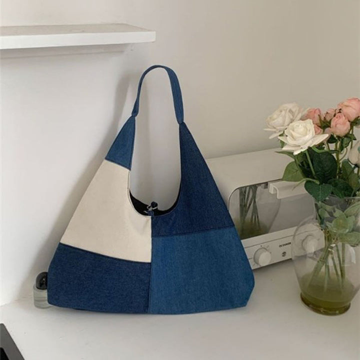 Vintage Colour Block Bag