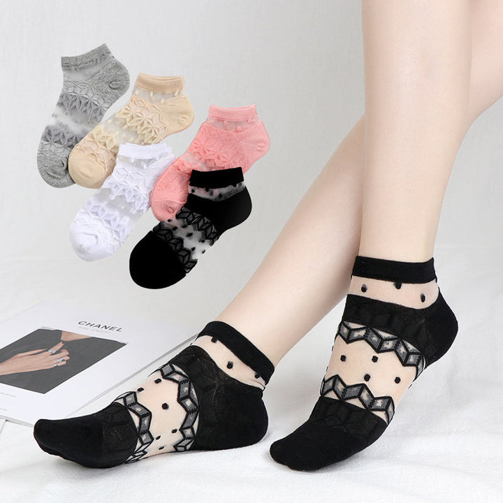 Pack Of 5 Pairs Of Breathable Socks