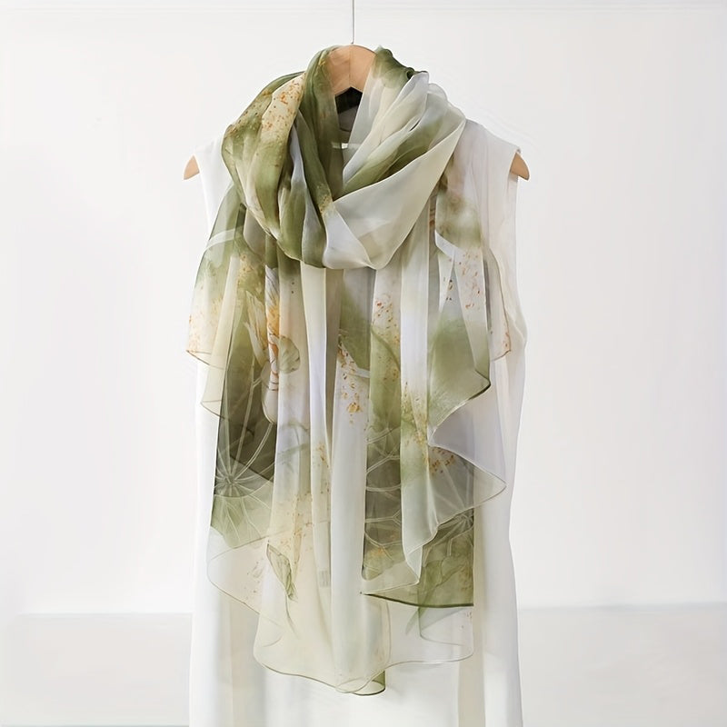 Elegant Floral Scarf