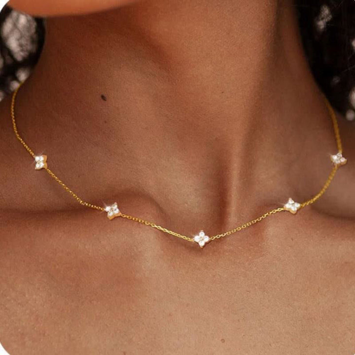 Vintage Four-Leaf Clover Necklace