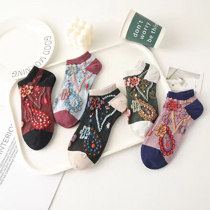 Vintage Floral Socks