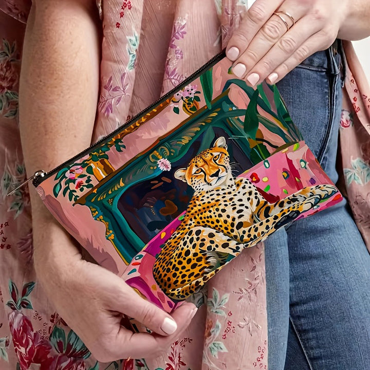 Vintage Leopard Print Bag