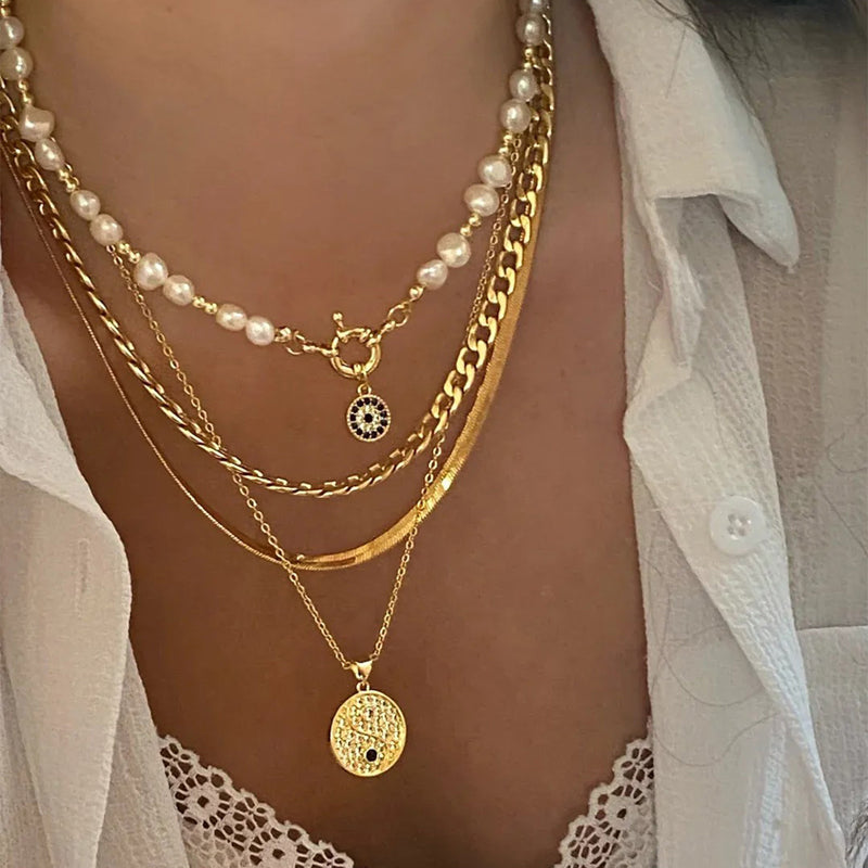 Vintage Bohemian Pendant Necklace
