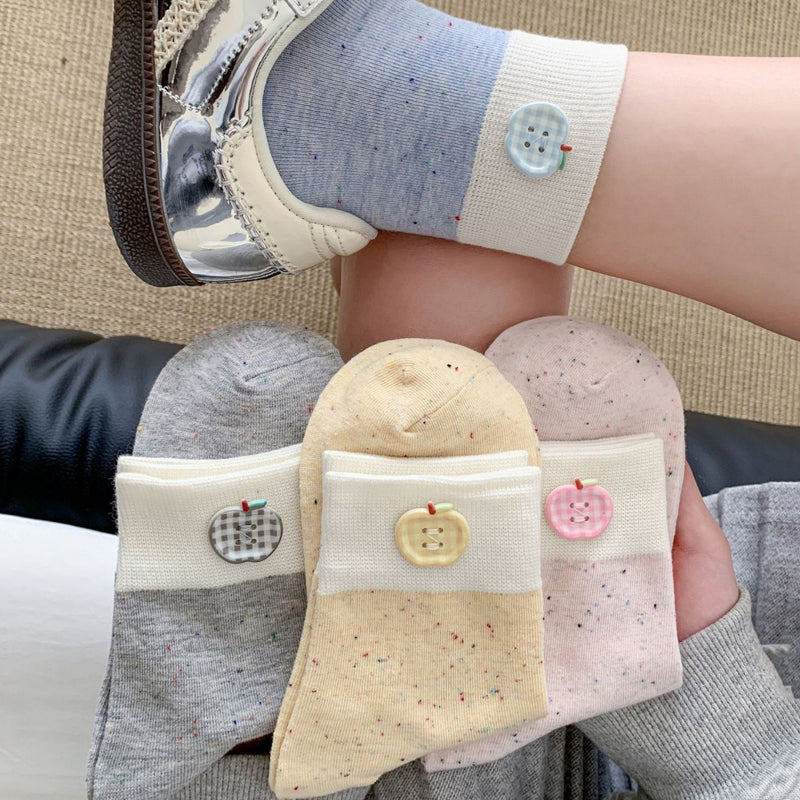 Casual Colour Block Socks