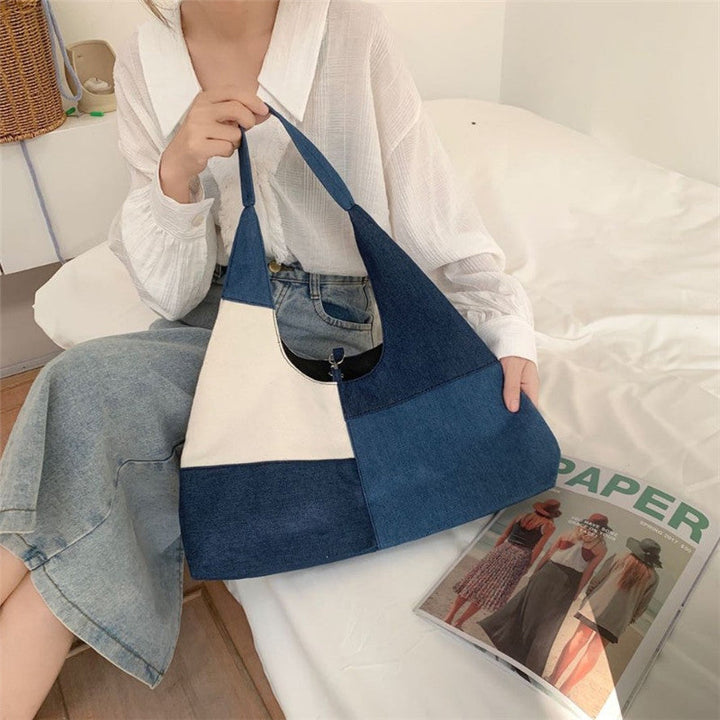 Vintage Colour Block Bag