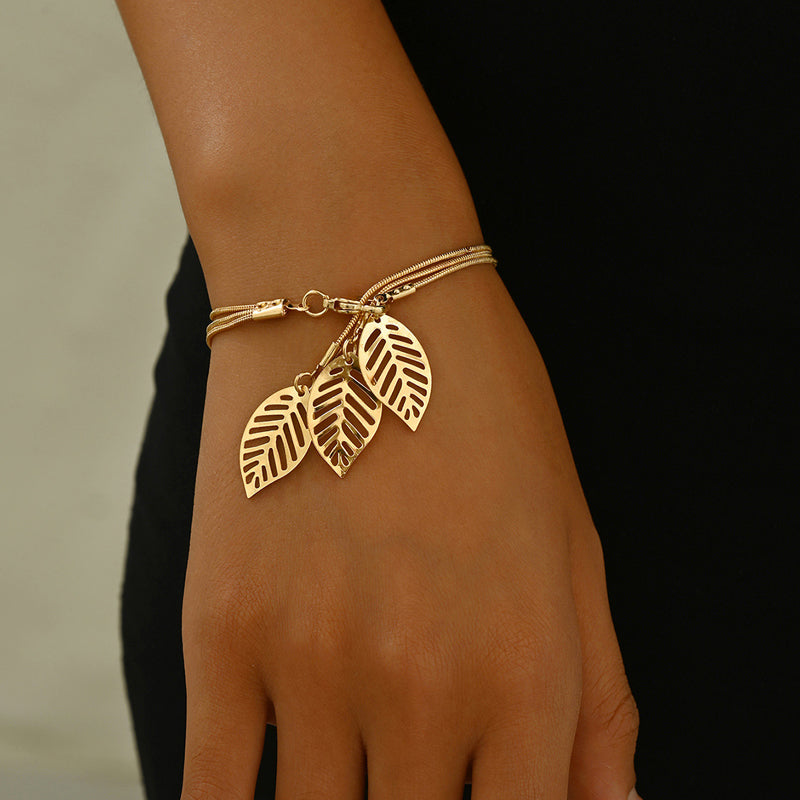 Vintage Leaf Bracelet