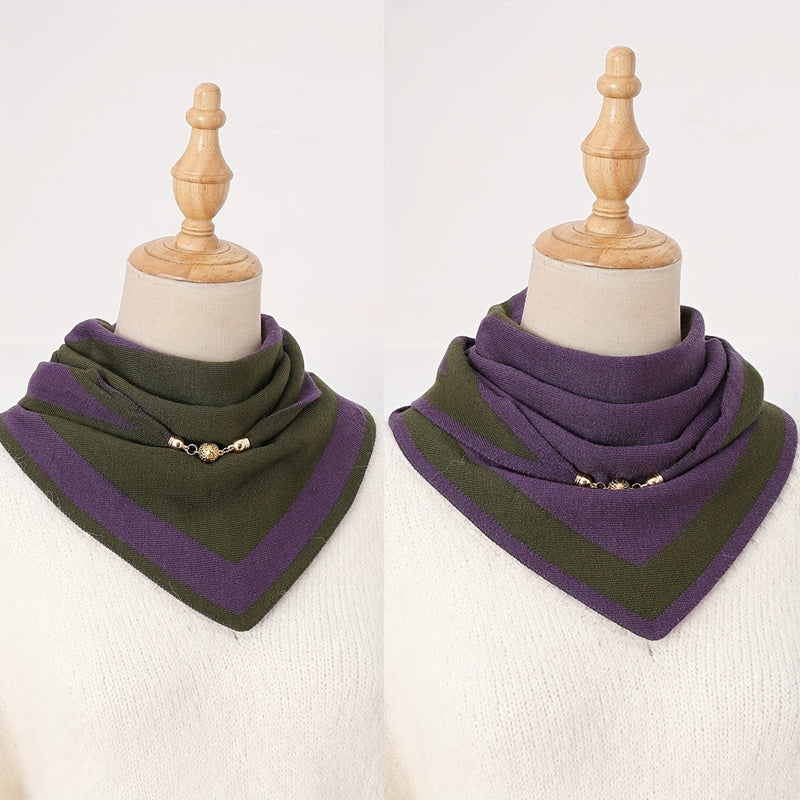 Vintage Colour Block Scarf
