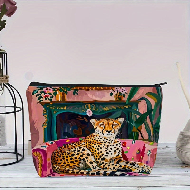 Vintage Leopard Print Bag