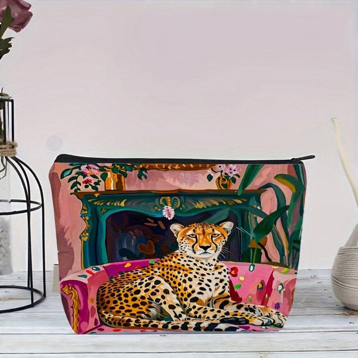 Vintage Leopard Print Bag