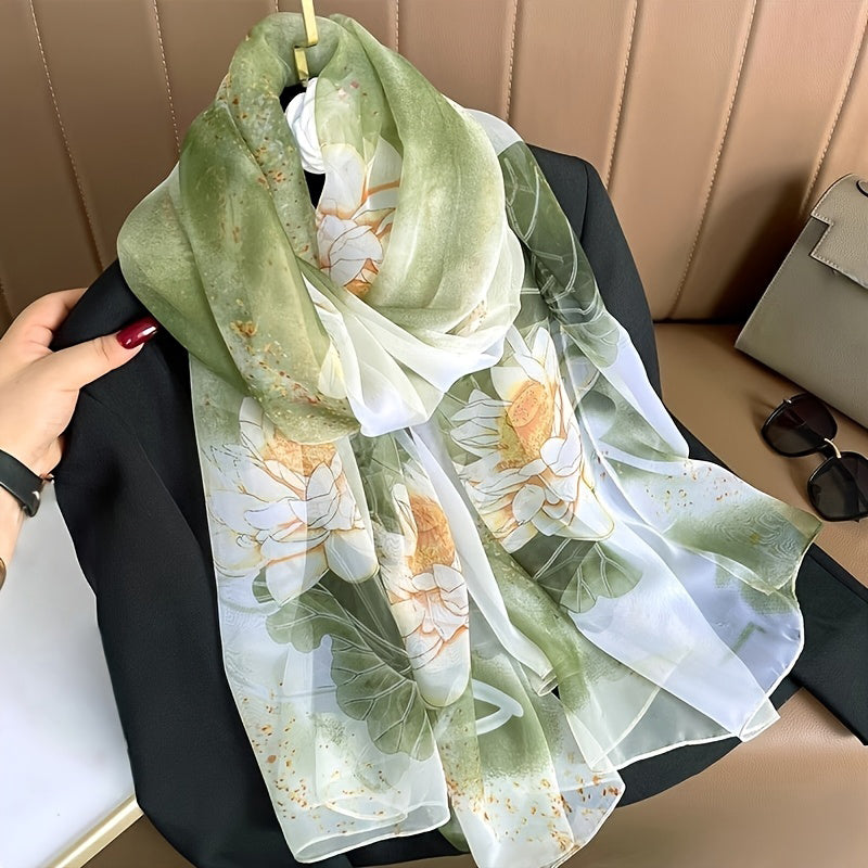 Elegant Floral Scarf