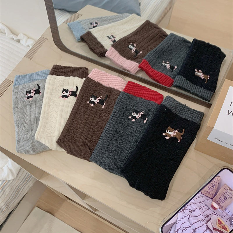 Casual Cat Pattern Socks