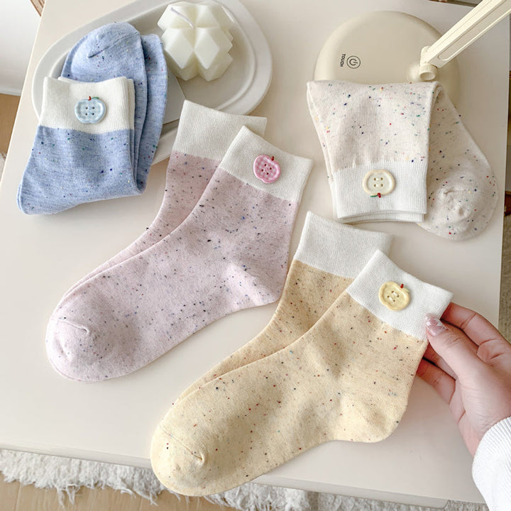 Casual Colour Block Socks