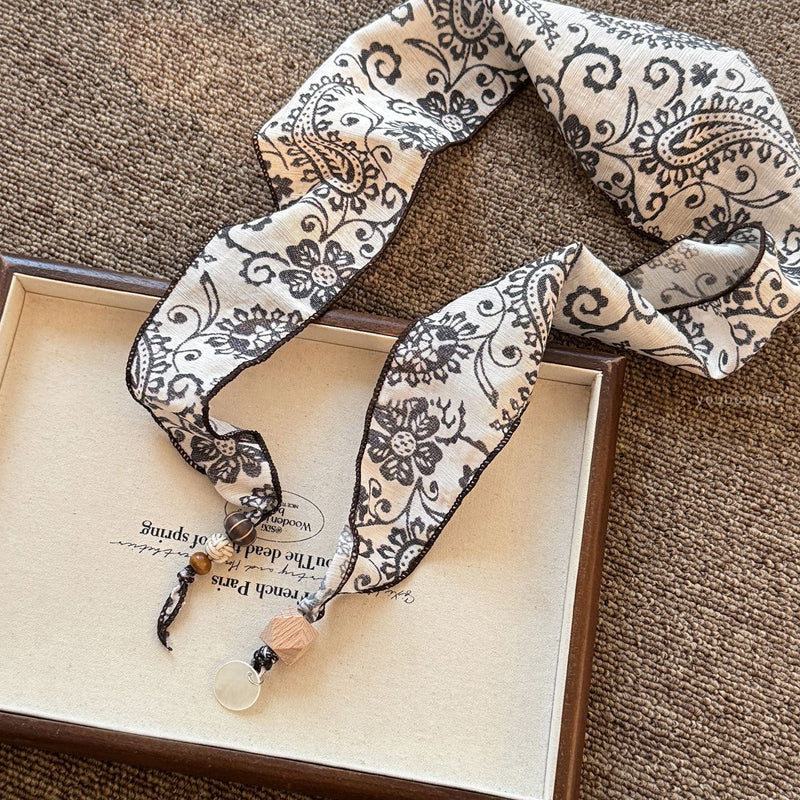 Elegant Floral Scarf