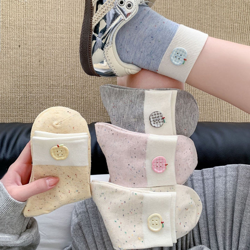 Casual Colour Block Socks