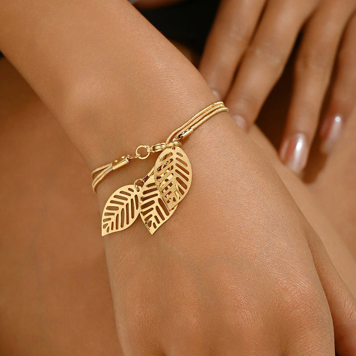 Vintage Leaf Bracelet