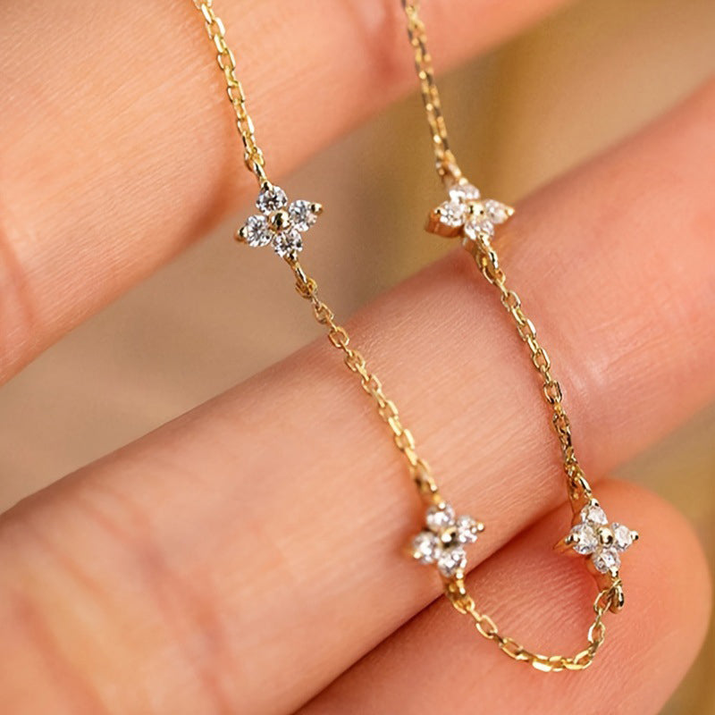 Vintage Four-Leaf Clover Necklace