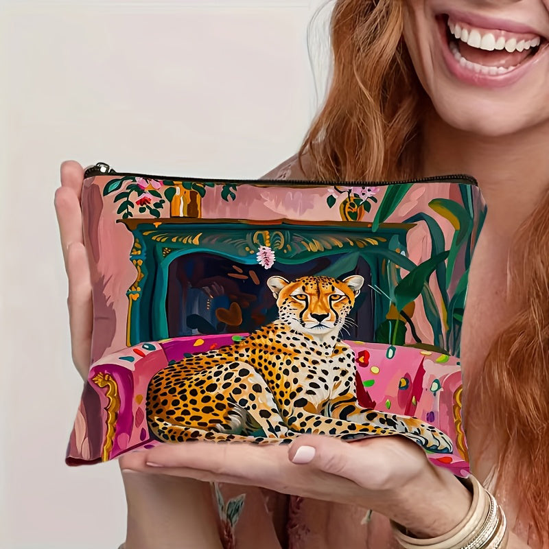 Vintage Leopard Print Bag