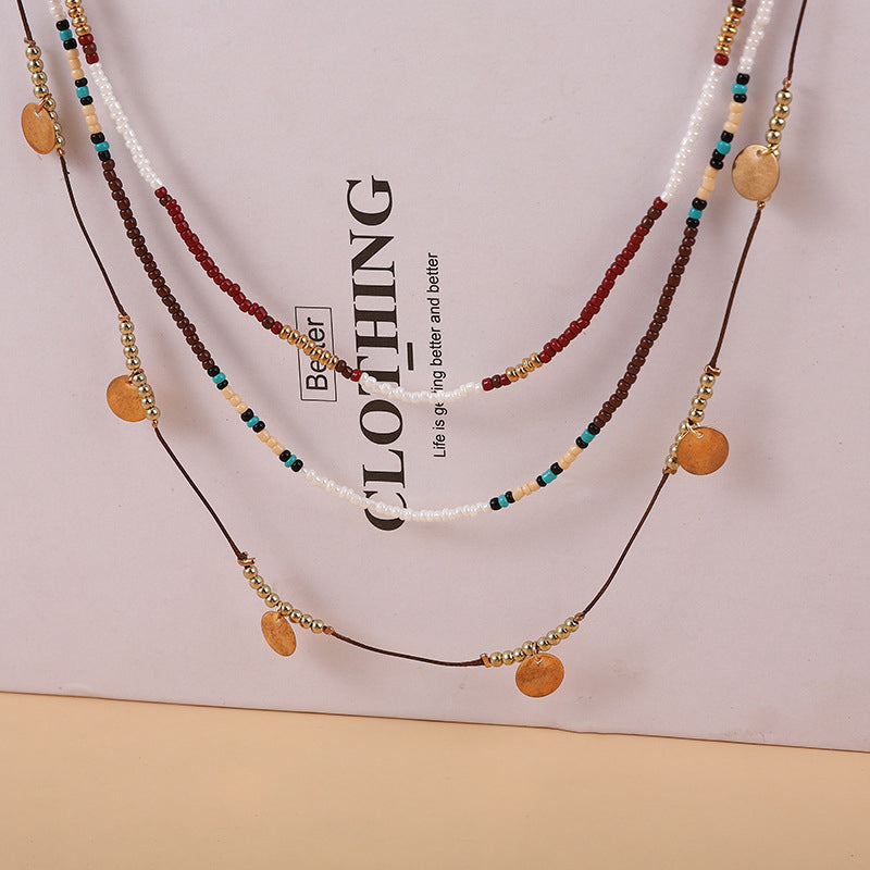 Bohemian Pearl Necklace
