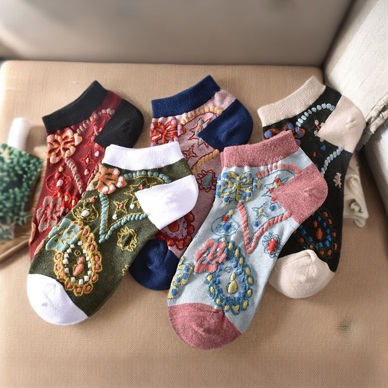 Vintage Floral Socks