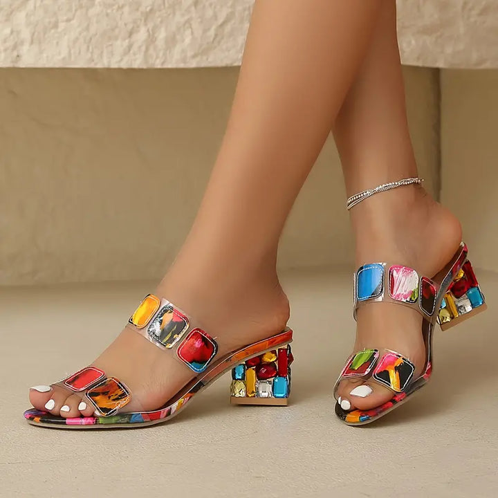 Chiara - Sandales Colorées Confortables
