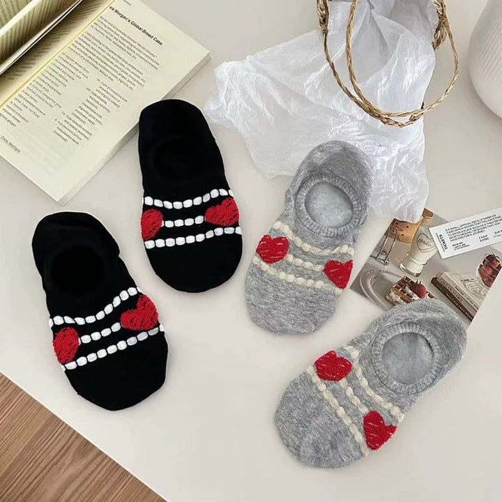 Casual Heart Pattern Socks