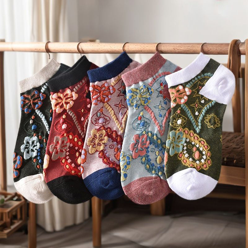 Vintage Floral Socks