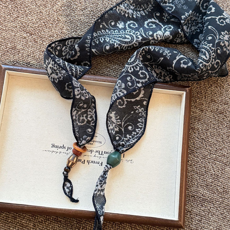 Elegant Floral Scarf