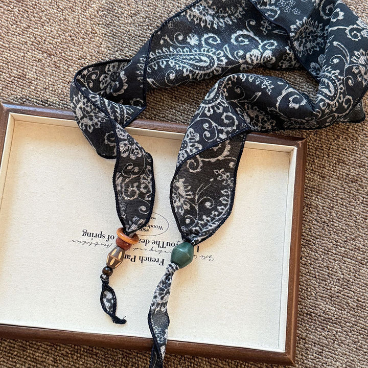 Elegant Floral Scarf
