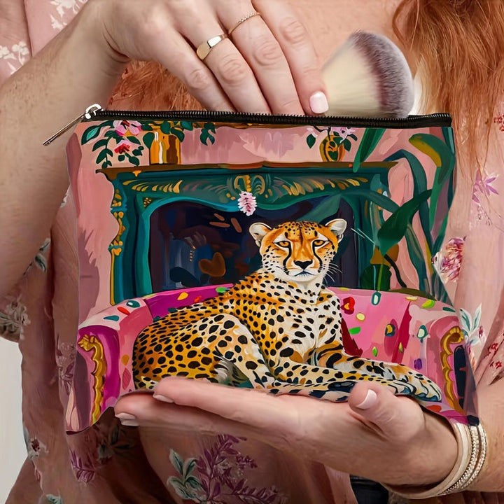 Vintage Leopard Print Bag