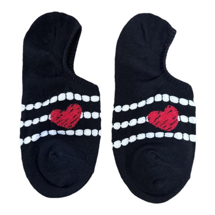 Casual Heart Pattern Socks