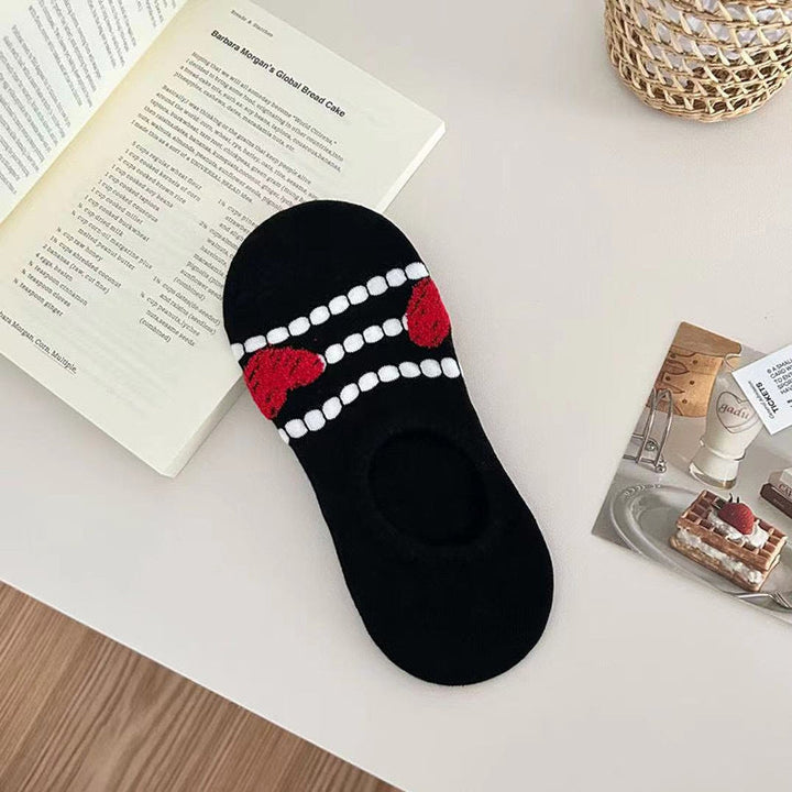 Casual Heart Pattern Socks