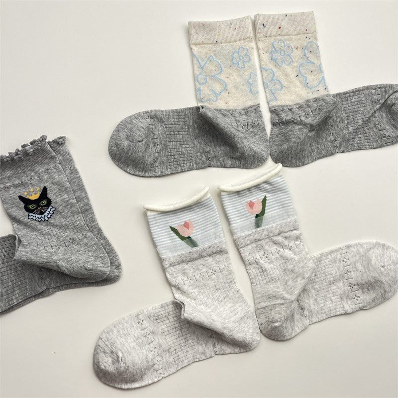 Vintage Casual Socks