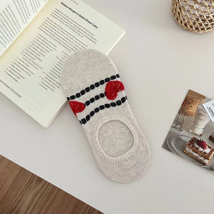 Casual Heart Pattern Socks