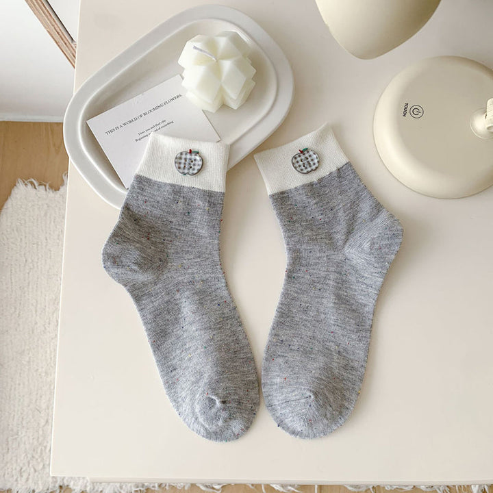 Casual Colour Block Socks