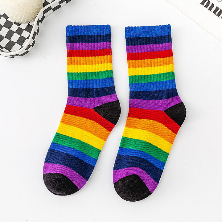 Colourful Striped Socks