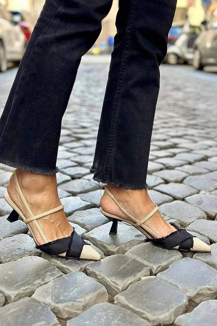 Donna | Talons Ballerine Ouverts