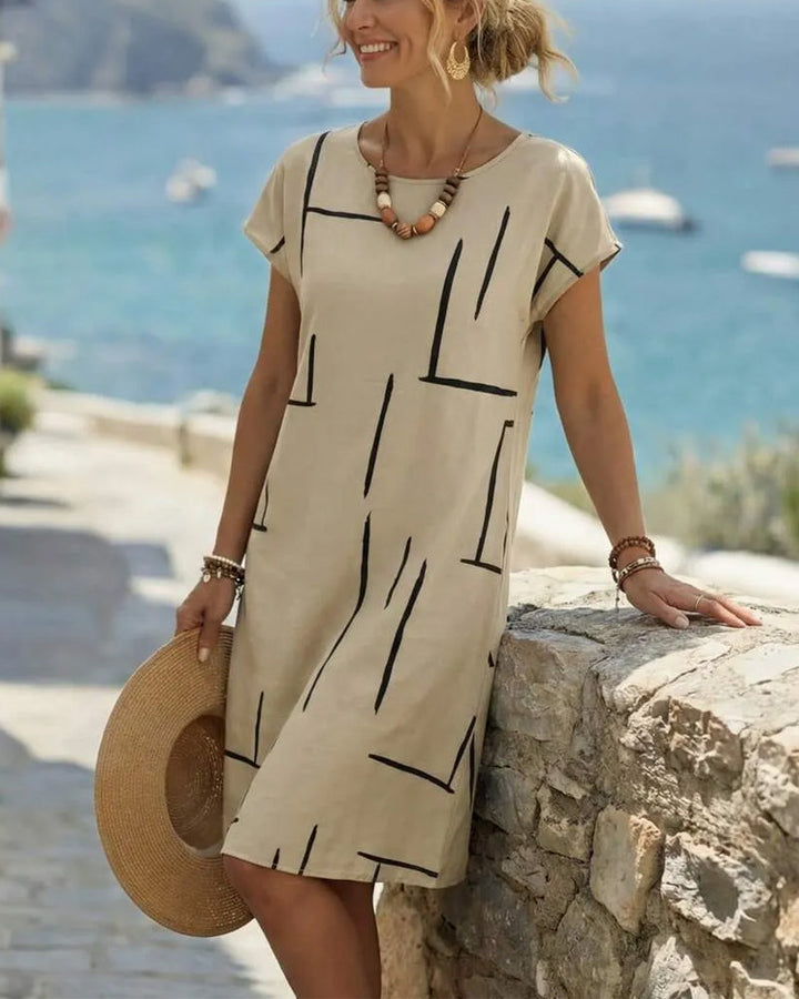 Delia - Robe Mi-Longue Élégante