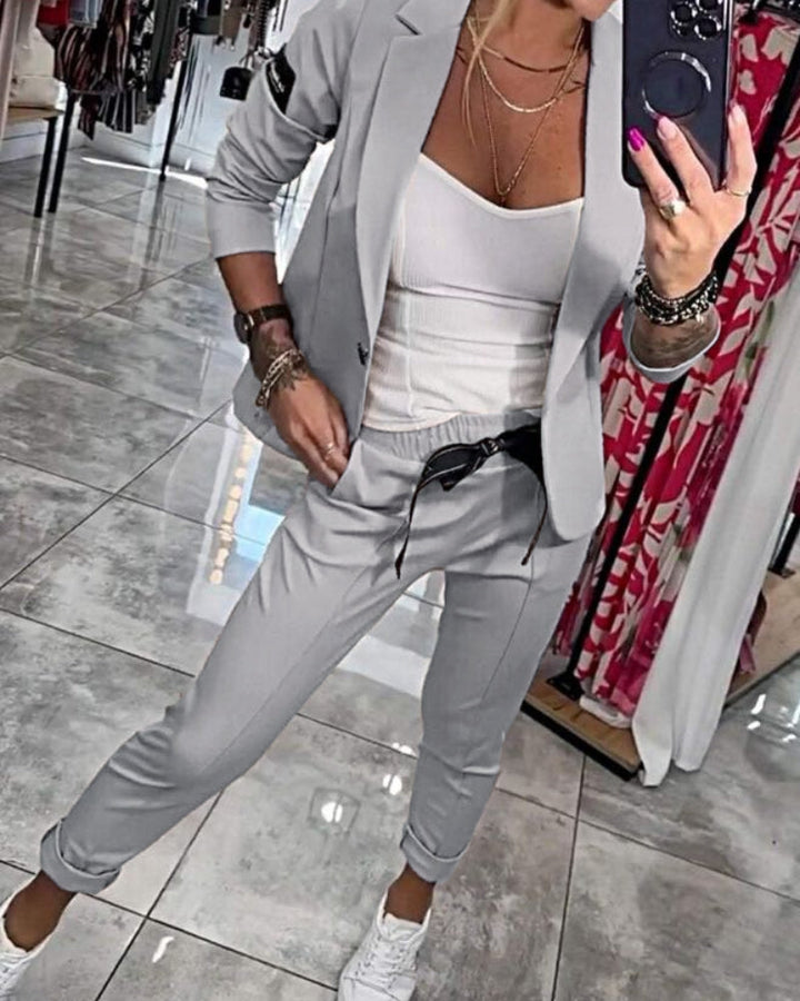 Malou - Ensemble : Haut, Veste et Pantalon