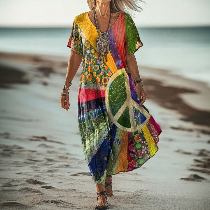 Vintage Colourful Dress