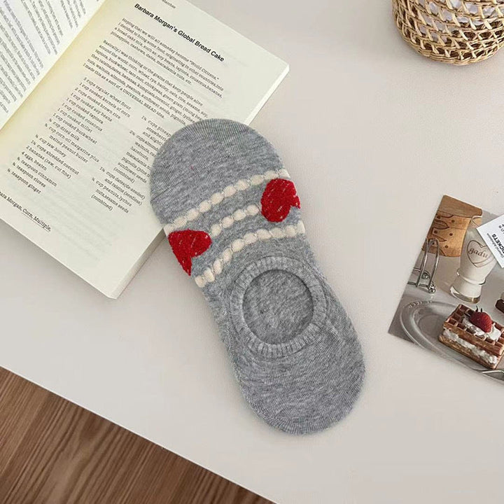 Casual Heart Pattern Socks